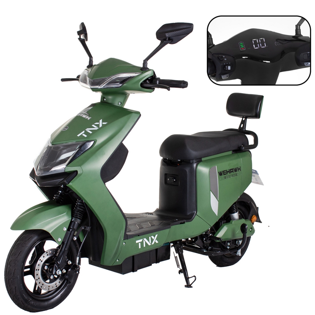 Scooter Moto WeHawk TNX 1000W WX-02 Bateria 60V 20Ah, Sem CNH, Chumbo