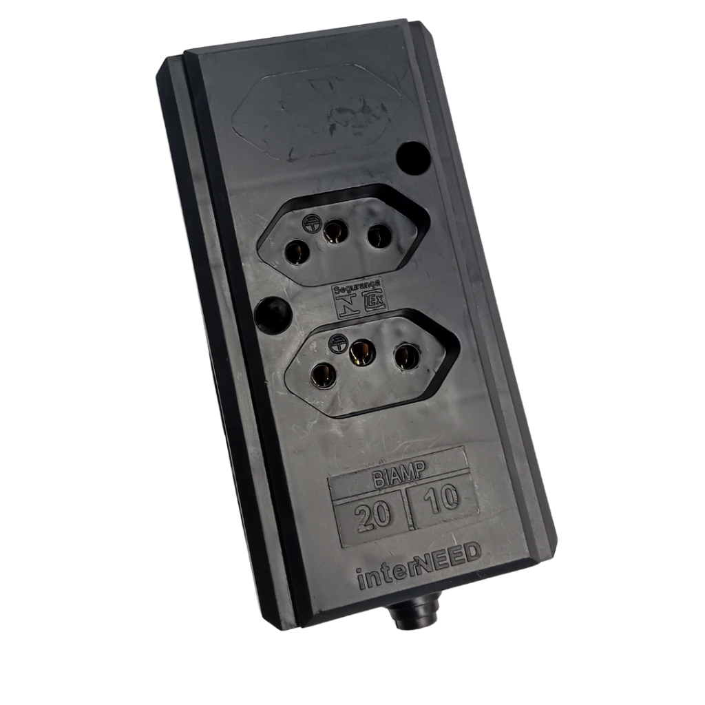 tomada para extensão 10a/20a INTERNEED HERCULES REFORÇADA - RÉGUA DE TOMADA