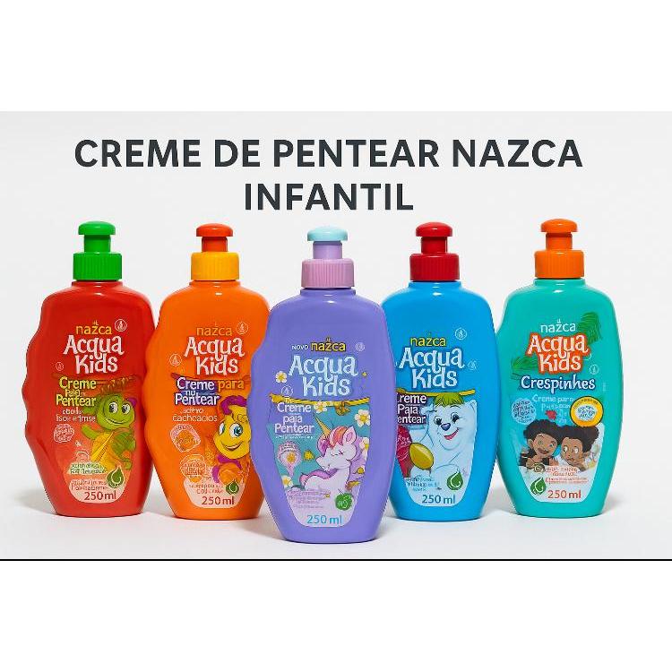 Creme de Pentear Nazca Acqua Kids Infantil 250ml em Oferta na Shopee