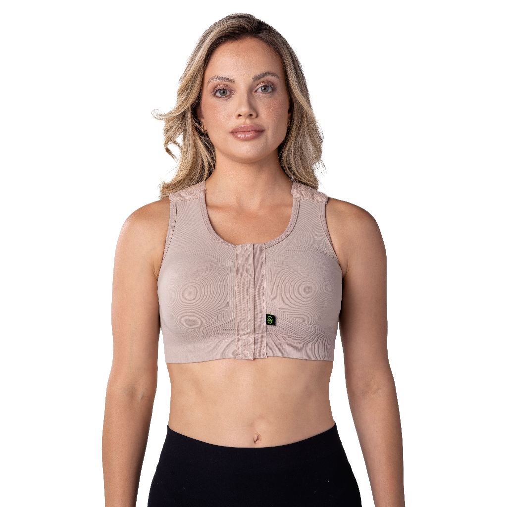 Sutiã pós cirúrgico sem costura seamless Mamoplastia Mastopexia Alta Compressão Registro Anvisa em Oferta na Shopee