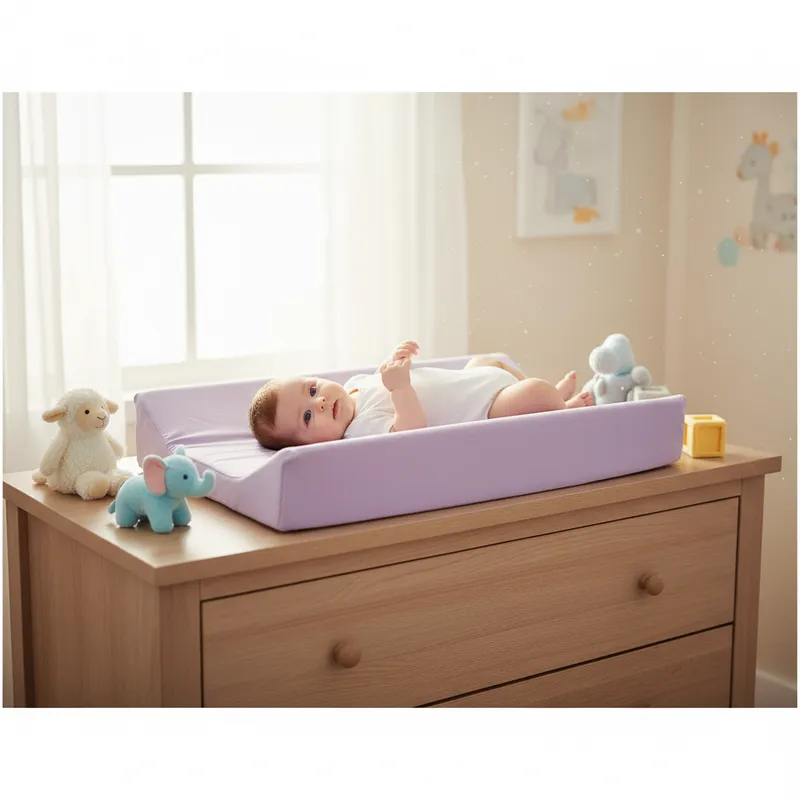 Trocador De Bebe Americano Lilás
