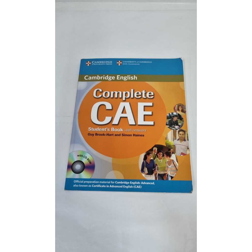 Livro  Complete CAE Student's Book Whith Answers Cambridge Com CD A5642