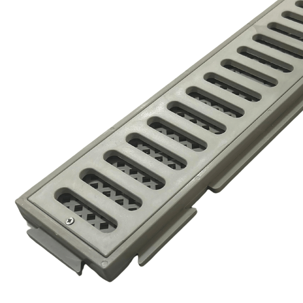 Ralo linear Grelha com Suporte No Aro 8cm x 50cm tradicional proteção Anti Inseto Borda Piscina jardim