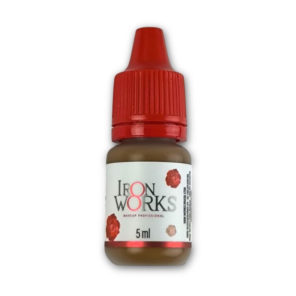 Tintura Micropigmentação Iron Works 5ml Castanho Escuro