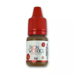 Tintura Micropigmentação Iron Works 5ml Castanho Escuro
