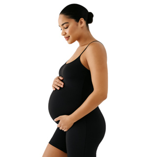 Macaquinho Gestante Macacao Maternidade Roupa Grávida P ao GG em Oferta na Shopee