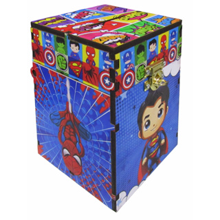 Urna Cofre Infantil Com Fecho Para Cadeado Decoração Heróis em Oferta na Shopee