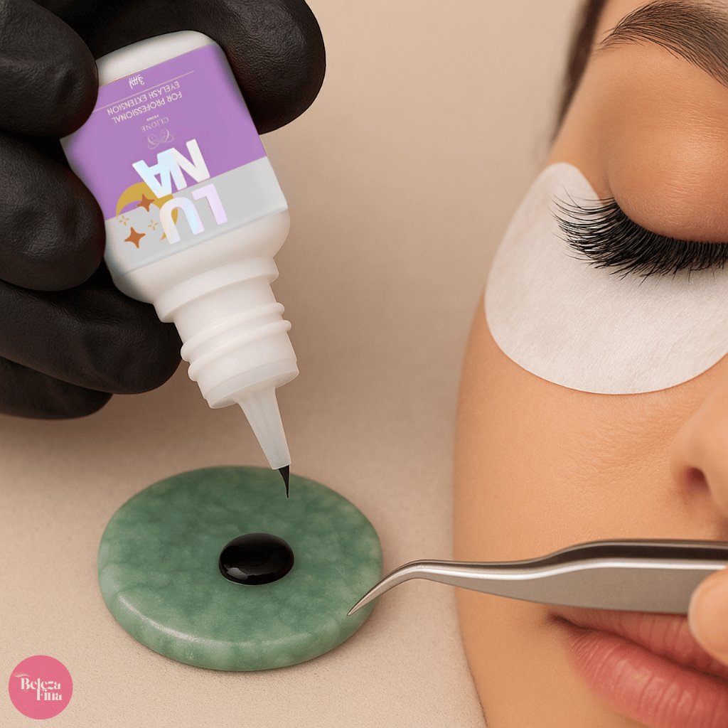 Cola de Extensão de Cílios Adesiva Secagem Rápida Clione Prime Love Mist Luna