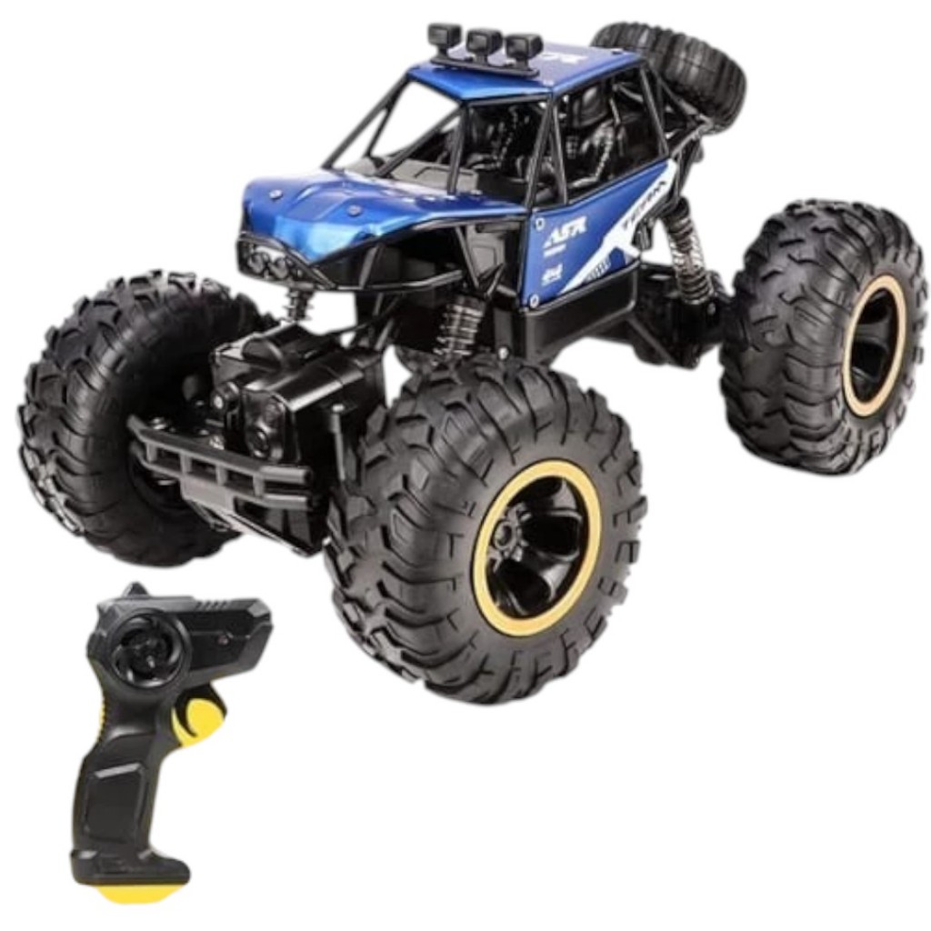 Carrinho Rock 4x4 Truck Controle remoto bateria Off-road crawler