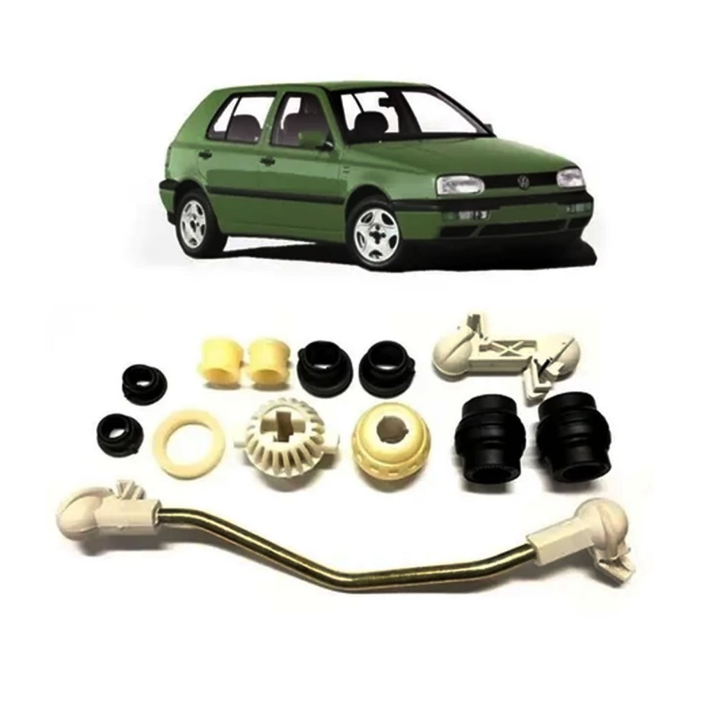 Kit De Buchas Reparo Do Trambulador VW Golf Mk3 Escort Verona Completo com Haste Novo com NFe KitCia em Oferta na Shopee