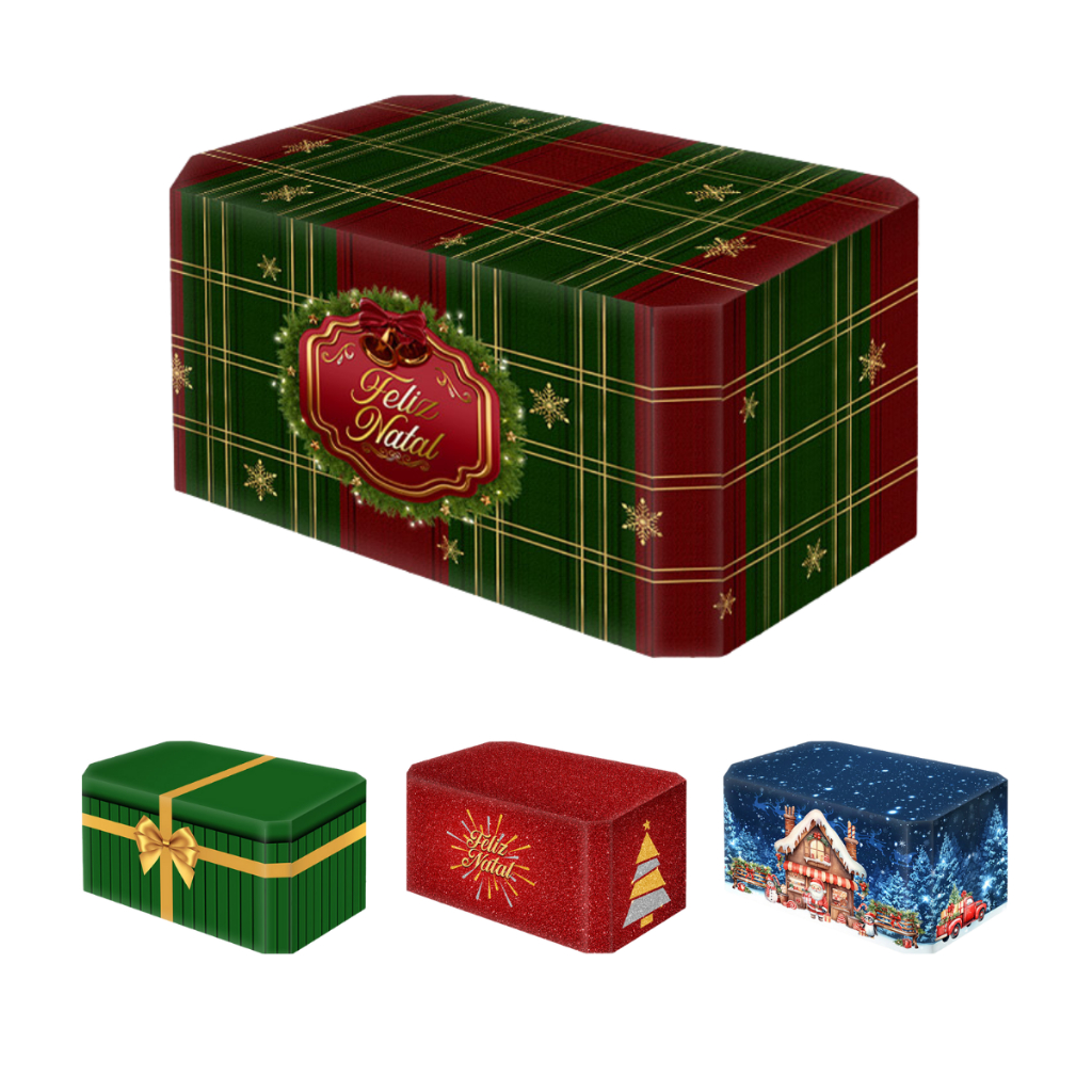 Capa Toalha de Mesa Decorativa Sublimada Veste Fácil Feliz Natal