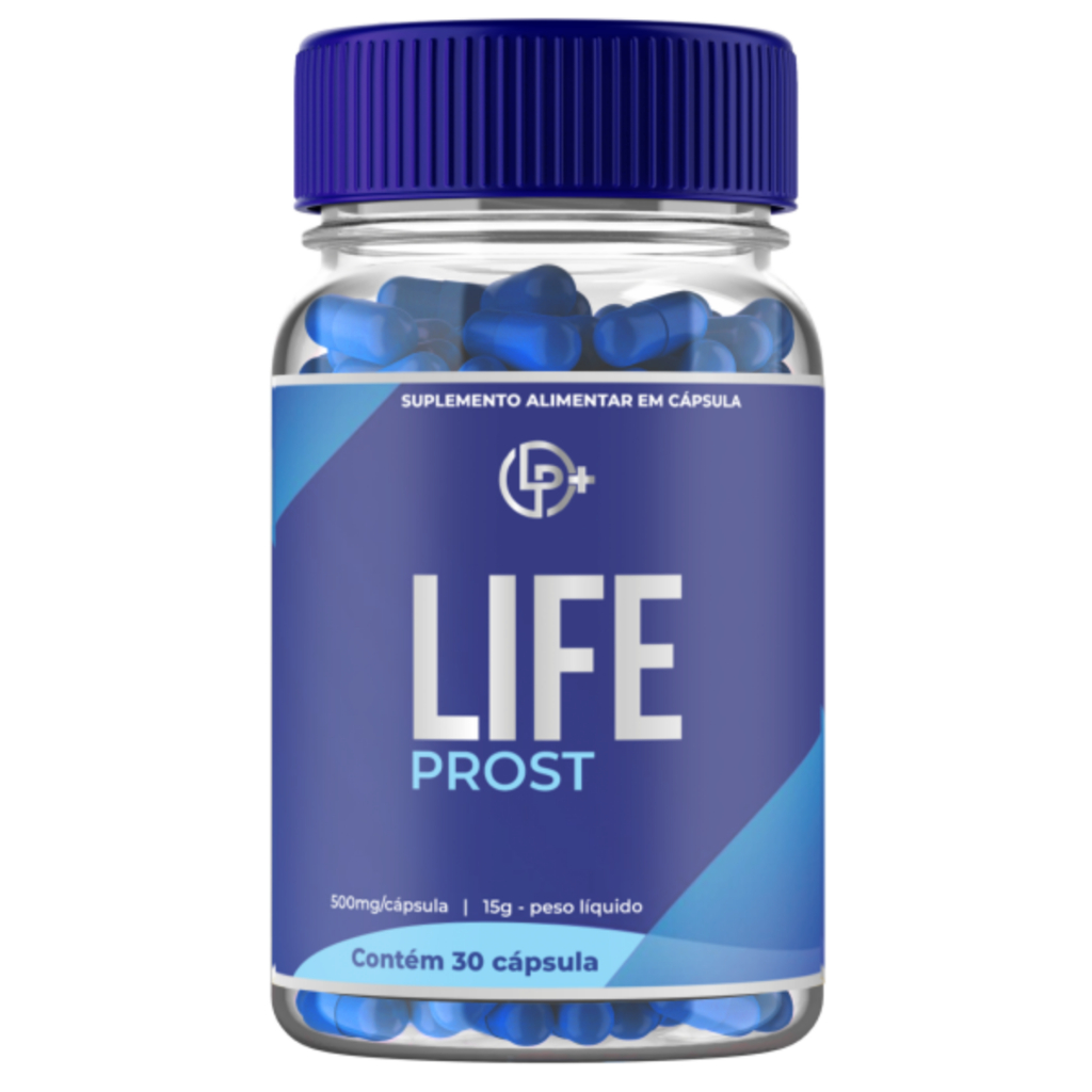 Kit 1 Pote Life Prost Natural Com 30 Cápsulas