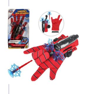 Luva Lança Teia De Aranha e Lanca Disco Brinquedo Infantil em Oferta na Shopee