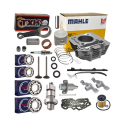 Kit Cilindro Motor Metal Leve Fazer 250 Biela TXK Rolamentos Valvulas Comando