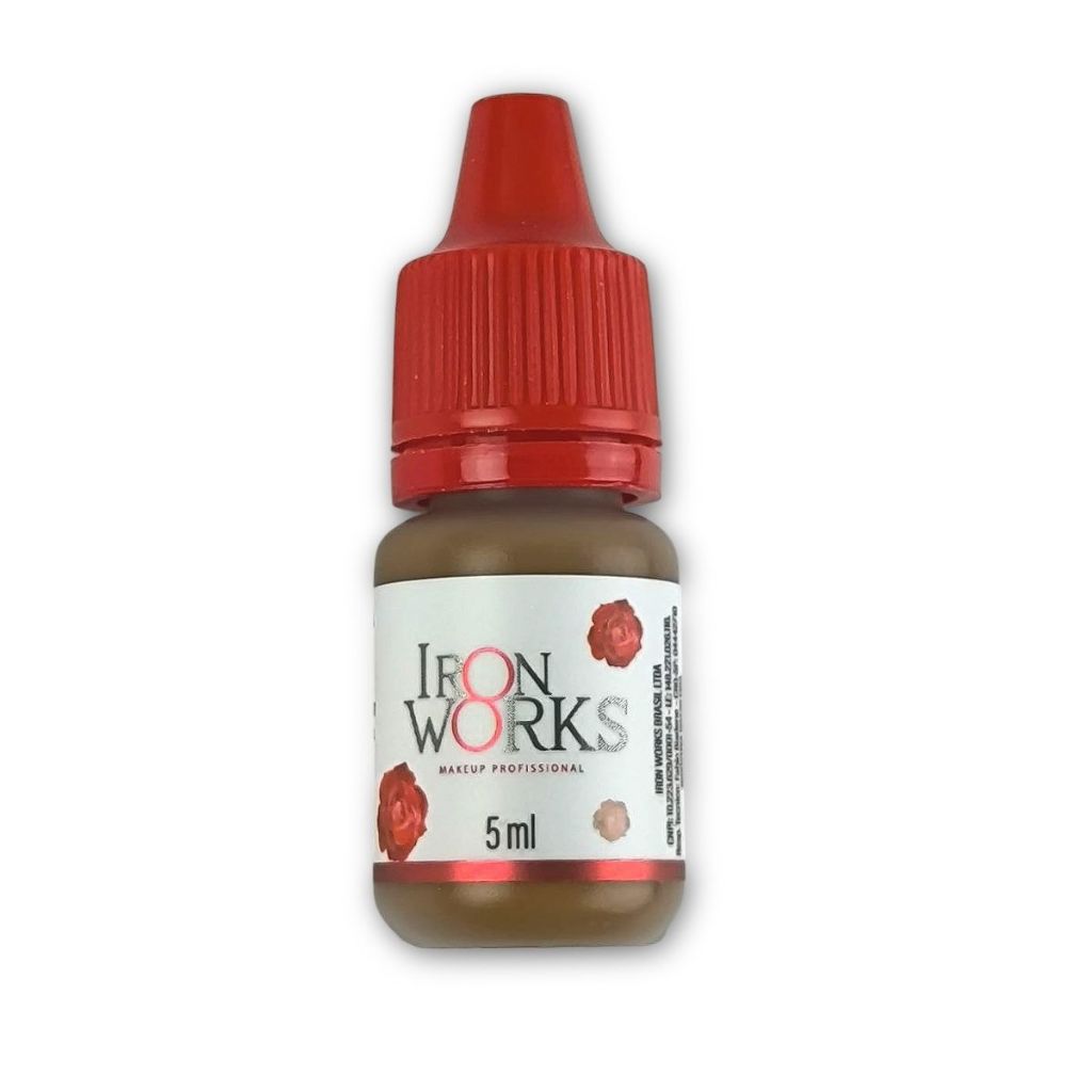 Tintura P/ Micropigmentação 5ml Iron Works Castanho Médio