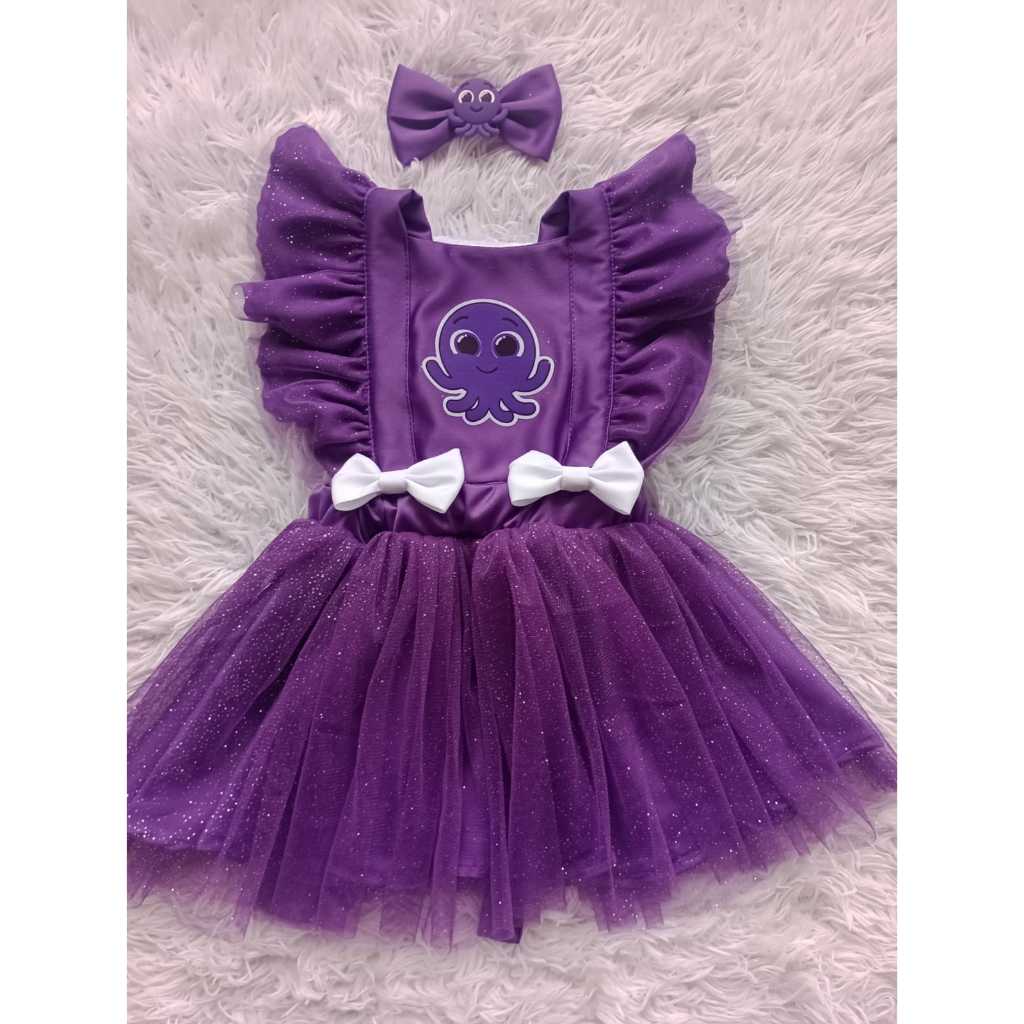 Romper Bolofofos GLITTER Roxo Luxo Menina Bebê Aniversário em Oferta na Shopee