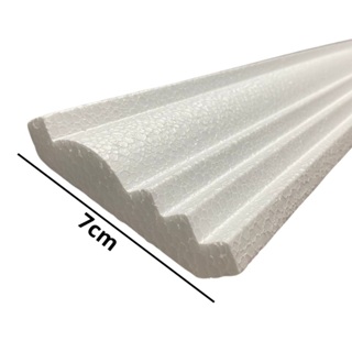 Roda teto de isopor Barras de 1 metro Kit 10 metros em Oferta na Shopee