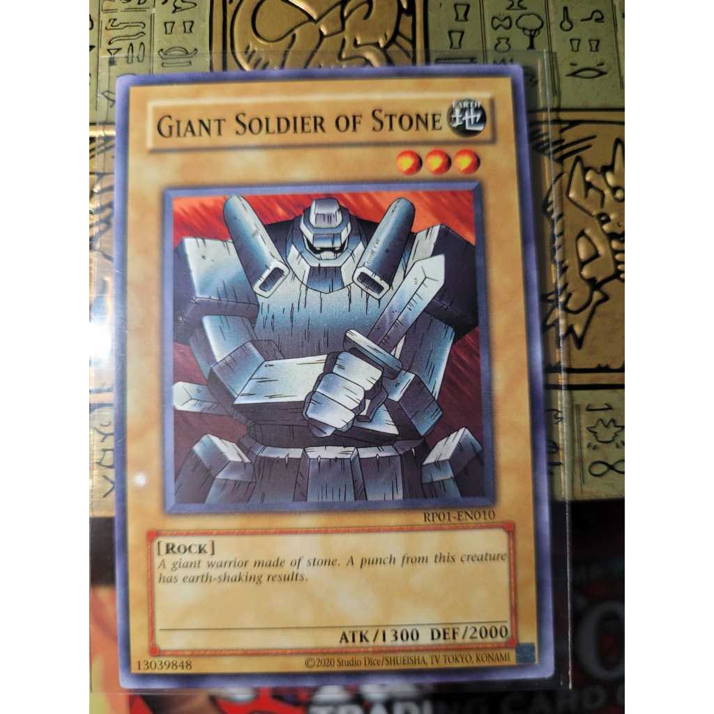 Giant Soldier of Stone - Soldado de Pedra Gigante - Raridade COMUM - Yugioh! Original Konami