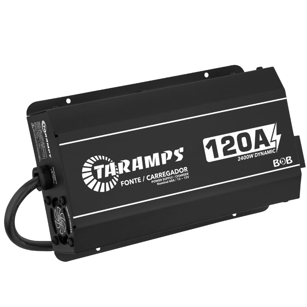 Fonte Carregador Taramps Bob 120A Dinâmicos e 60A Nominal Para Caixa Bob 12v 1200w Bivolt em Oferta na Shopee
