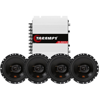 Kit Som Interno 4 Alto Falantes JBL 6TRFX55 Com Taramps TS 400X4 400W RMS TS400X4 em Oferta na Shopee