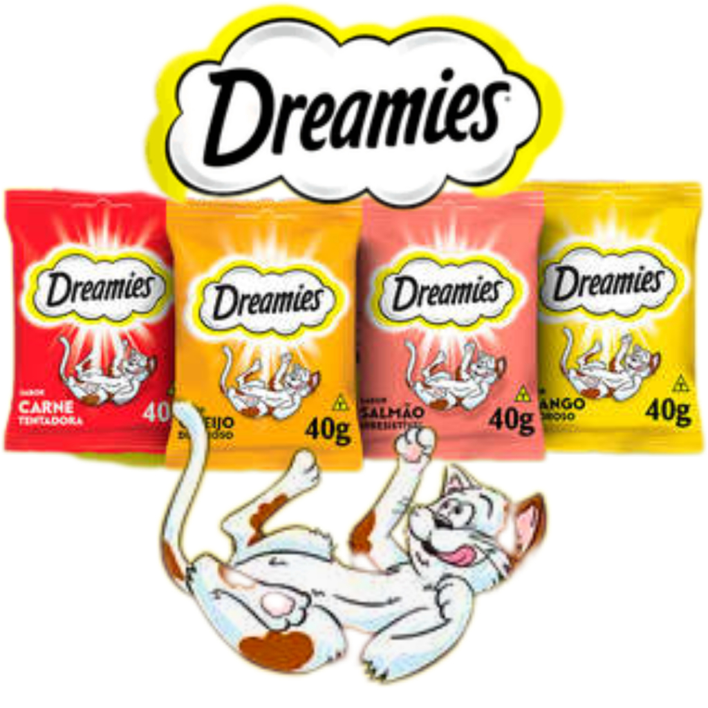 Petisco Dreamies Para Gatos Adultos 40 g em Oferta na Shopee