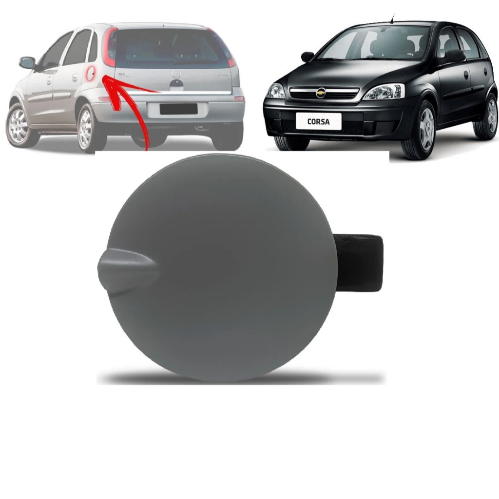 Tampa Portinhola Tanque Novo Corsa Hatch 2002 2003 2004 2005 2006 2007 2008 2009 2010 2011 2012