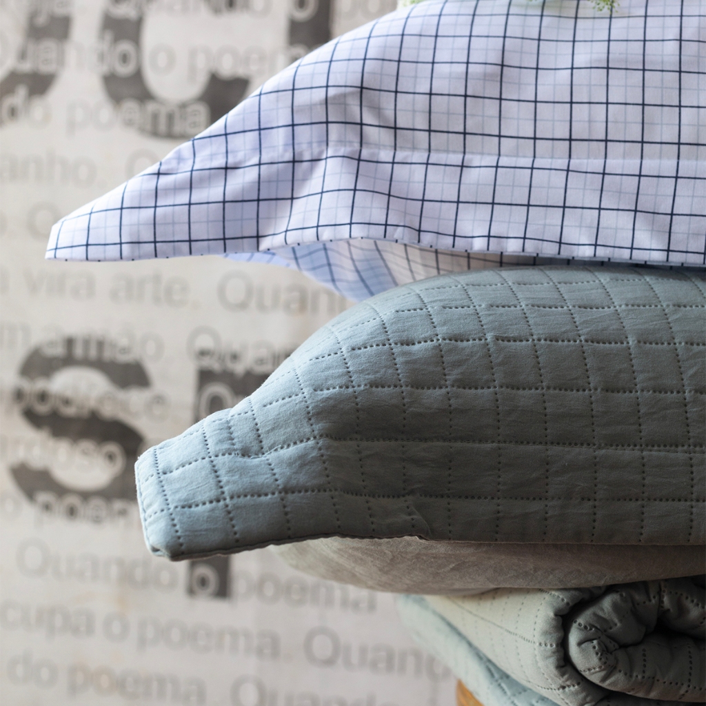 Colcha Camesa Loft – Solteiro, Casal, Queen e King – Microfibra Matelassê Ultras