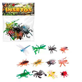 Kit de insetos até 40 miniaturas da ARTBRINK | kits de 10, 20 ou 40 animais em Oferta na Shopee