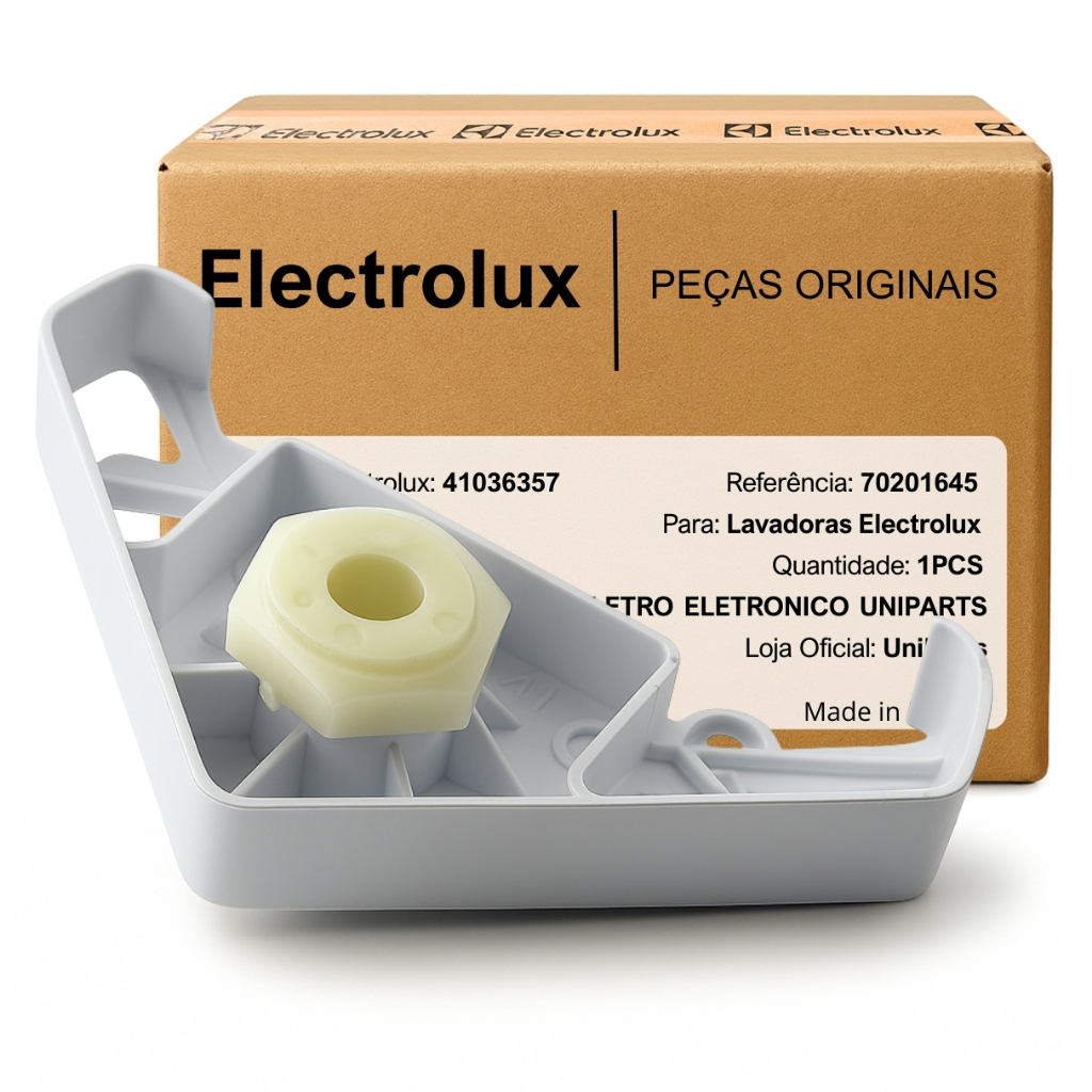 Pé Frontal Direito Original Electrolux 70201645 Para Lavadoras Lbu15 Lbu16 Ldd16 Lec12 Lm13q Lt12f