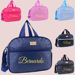 Bolsa Maternidade Bebê Com Nome Pequena Para Passeio Luxo Mala Avulsa em Oferta na Shopee