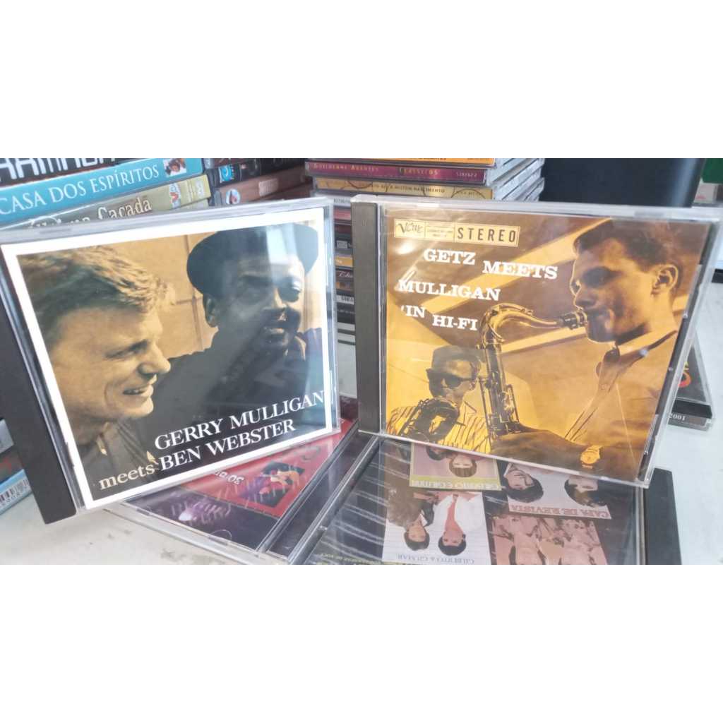 Cds Gerry Mulligan Meets Ben Webster - Stan getz Getz meets muligan in Hi Fi -IMP raros  Verve -Impecaveis