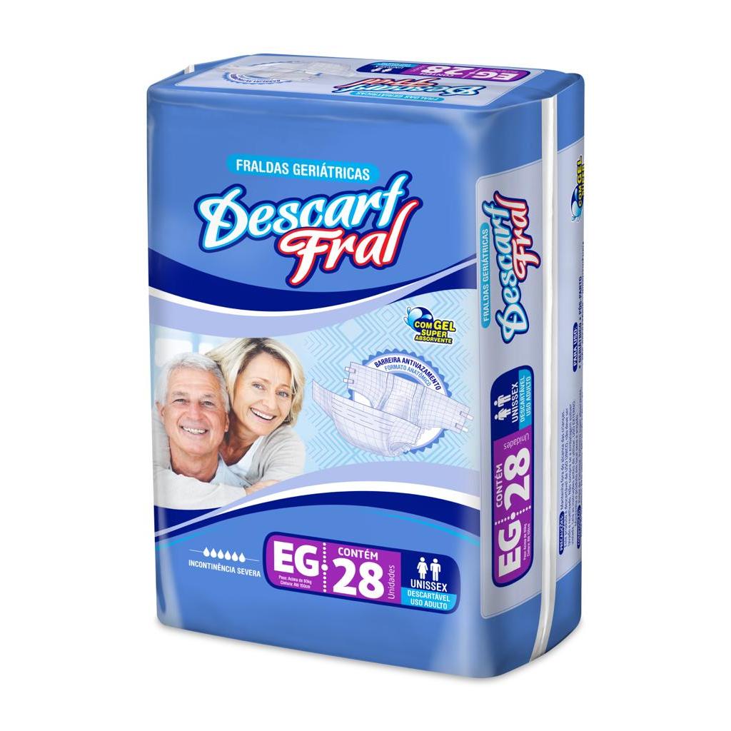 Fralda Geriátrica Descart Fral Jumbo — imagem 2 de 2