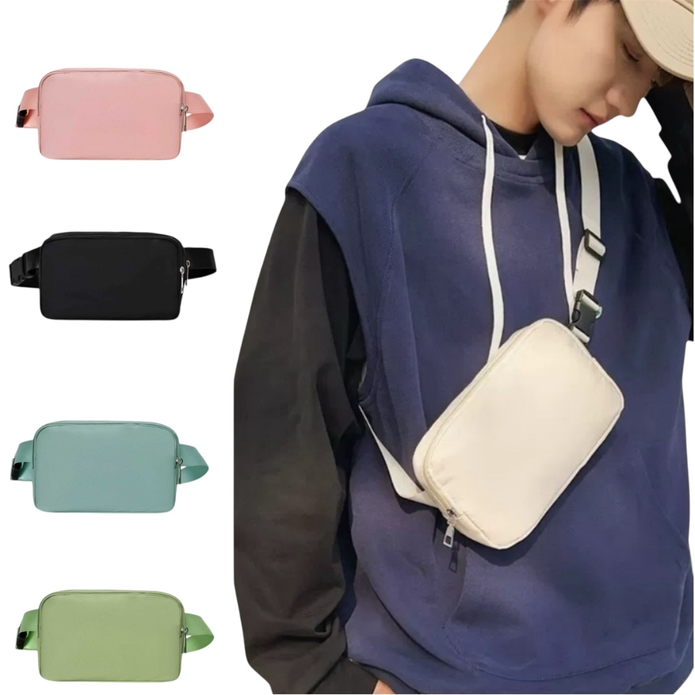 Bolsa Pochete Unissex Moda casual bolsa de cintura impermeável bolsa de peito LAJ572 em Oferta na Shopee