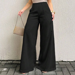 Calça Zr Alfaiataria Feminina Cintura Alta Com ziper Moda Luxo Elegancia em Oferta na Shopee