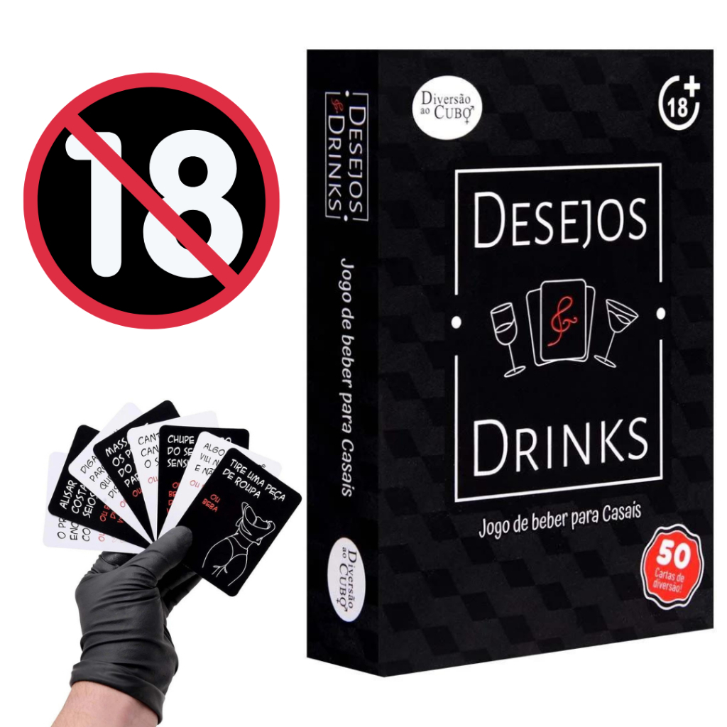 Baralho Para Casal Casais Namorados - Jogo de Cartas Desejos e Drinks Jogos 18+ Adultos Faz ou Bebe em Oferta na Shopee