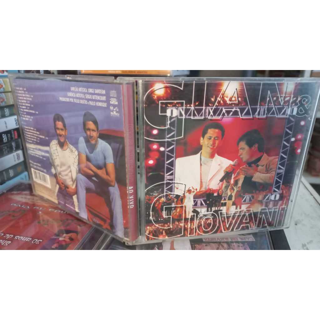 Cd Gian & Giovani - Ao Vivo -Duplo - Cai no Laço -Escravo do amor -Impecavel BMG