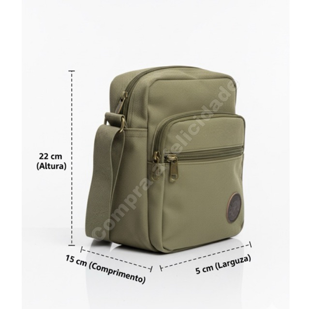 Bolsa Shoulder Bag Pochete Viagem Necessaire Bolsa Para Celular Transversal Tira Colo Bolsa Pequena 076