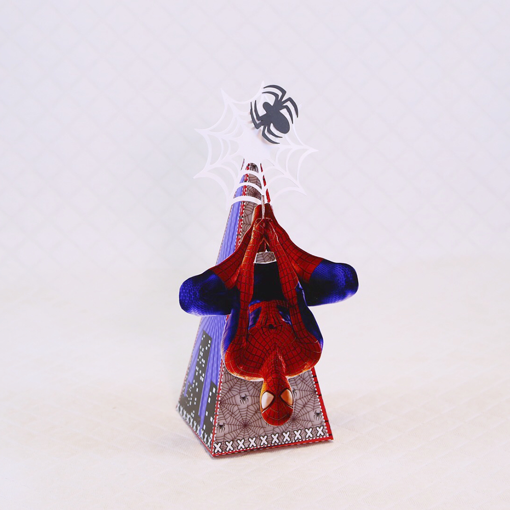 PEGUE E MONTE - Kit Festa Personalizados Homem Aranha Lembrancinhas Caixinhas para festa