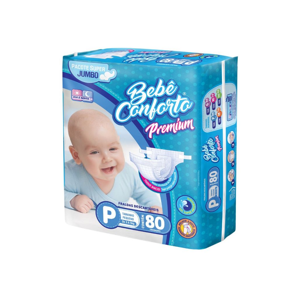 Fralda Infantil B.C - Premium Jumbo em Oferta na Shopee