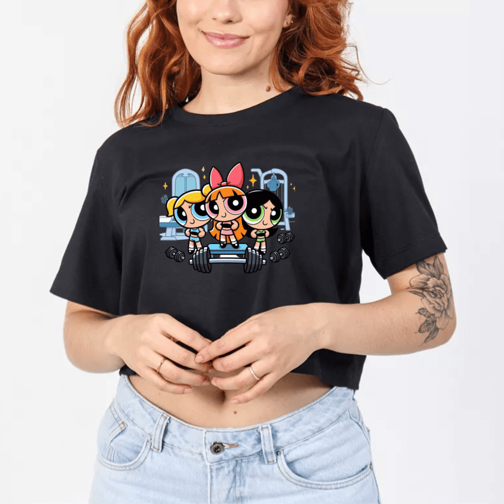 Cropped Feminino Academia Fitness Top Treino Esportivo Estiloso Confortável