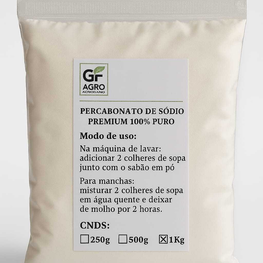 Percarbonato De Sódio 100% Puro - Tira manchas- Limpeza Geral em Oferta na Shopee