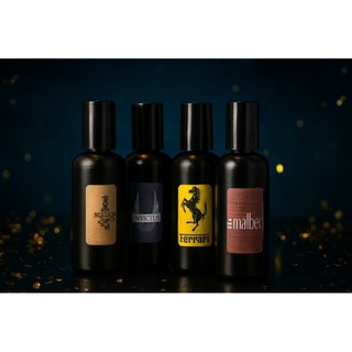 kit 04 perfumes bolso masculino maravilhosos viajem 60 mls