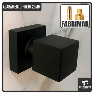 Acabamento Para Registro Quadrado Metal Preto Base Fabrimar em Oferta na Shopee