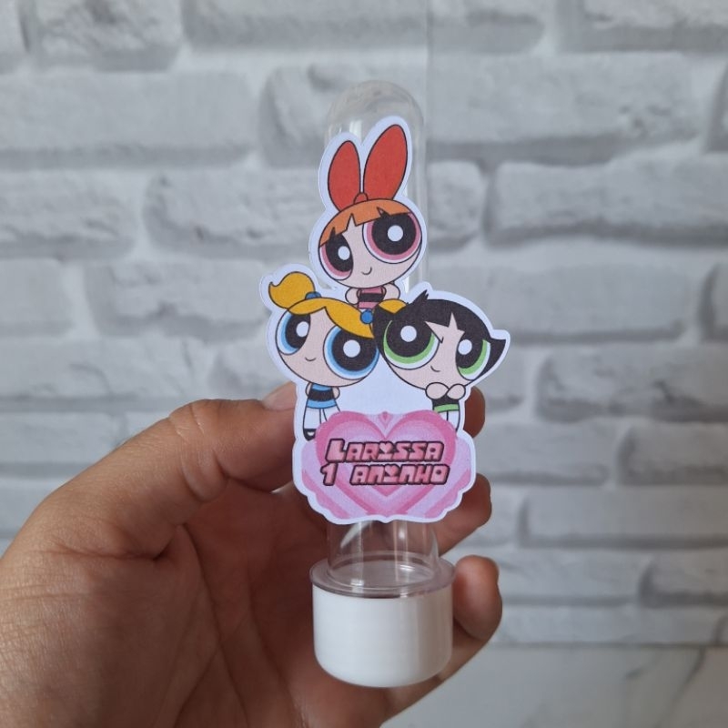 40 Apliques para Tubete Meninas Super Poderosas  Festa Infantil  Lembrancinhas Personalizadas Aniversario Festa em casa