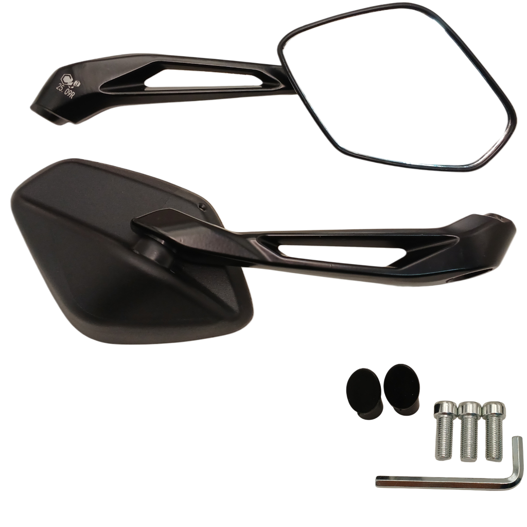 Par de Retrovisor Convexo Bajaj Dominar 400 TODAS MOTOS Honda & Yamaha em Oferta na Shopee