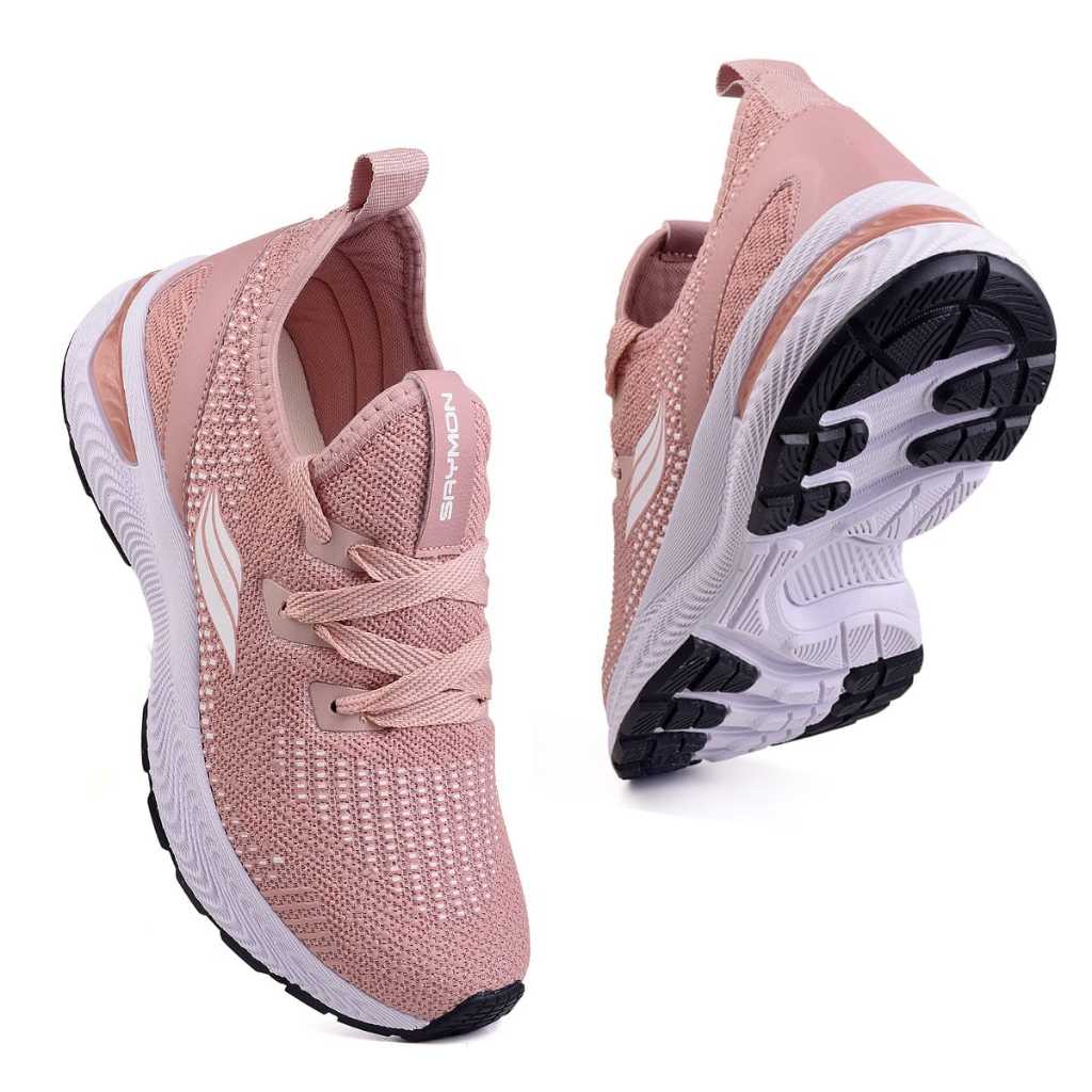 Tênis Saymon Feminino confortavel Novo envio rapido esportivo caminhada