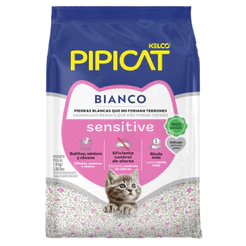 Areia Higiênica Pipicat Bianco Sensitive 1,8 kg