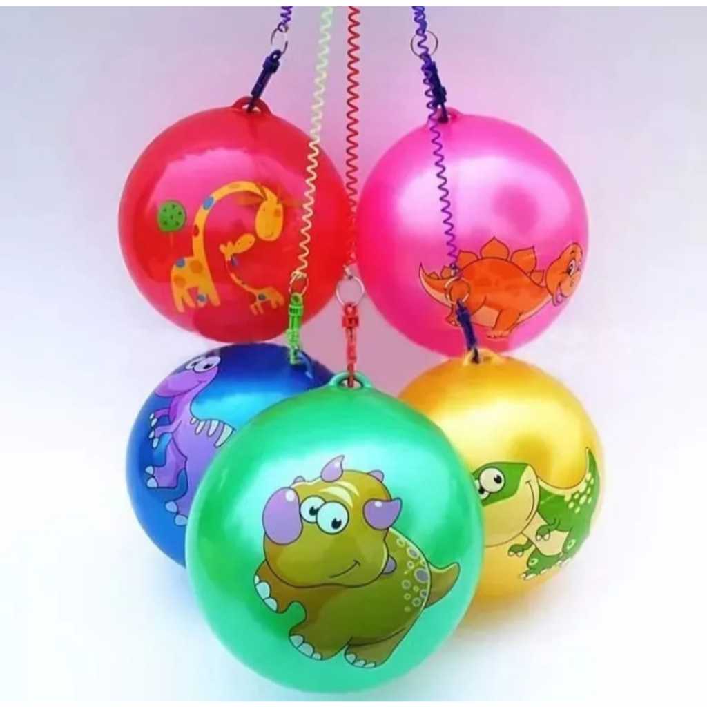 Kit 5 Bolas de Borracha Poing Poing com Cordao Mola 23cm Bolas Infantil. em Oferta na Shopee
