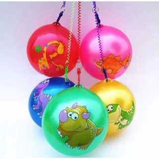 Kit 3 Bolas de Vinil Borracha Poing Poing com Cordao Mola Bolas Infantil. em Oferta na Shopee