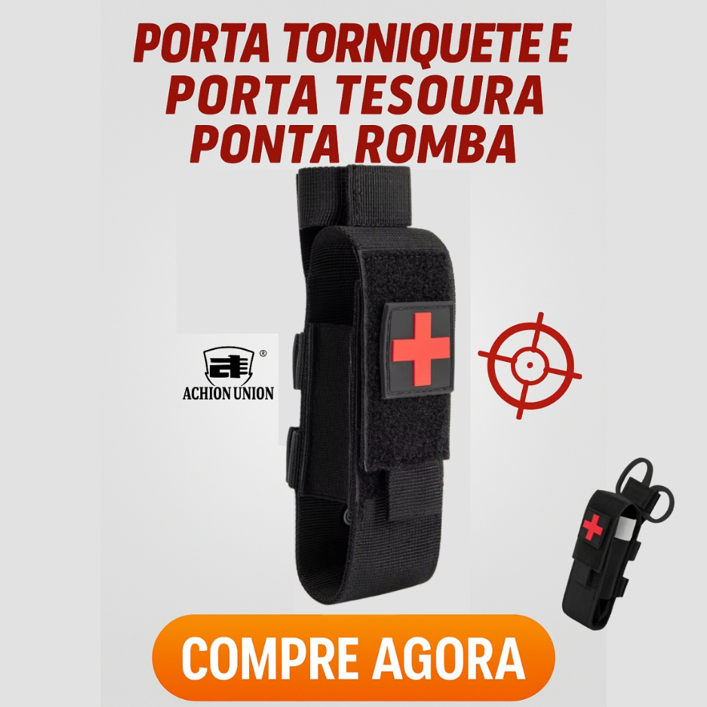 Porta Torniquete Modular Aph Tático Molle Militar Cordura